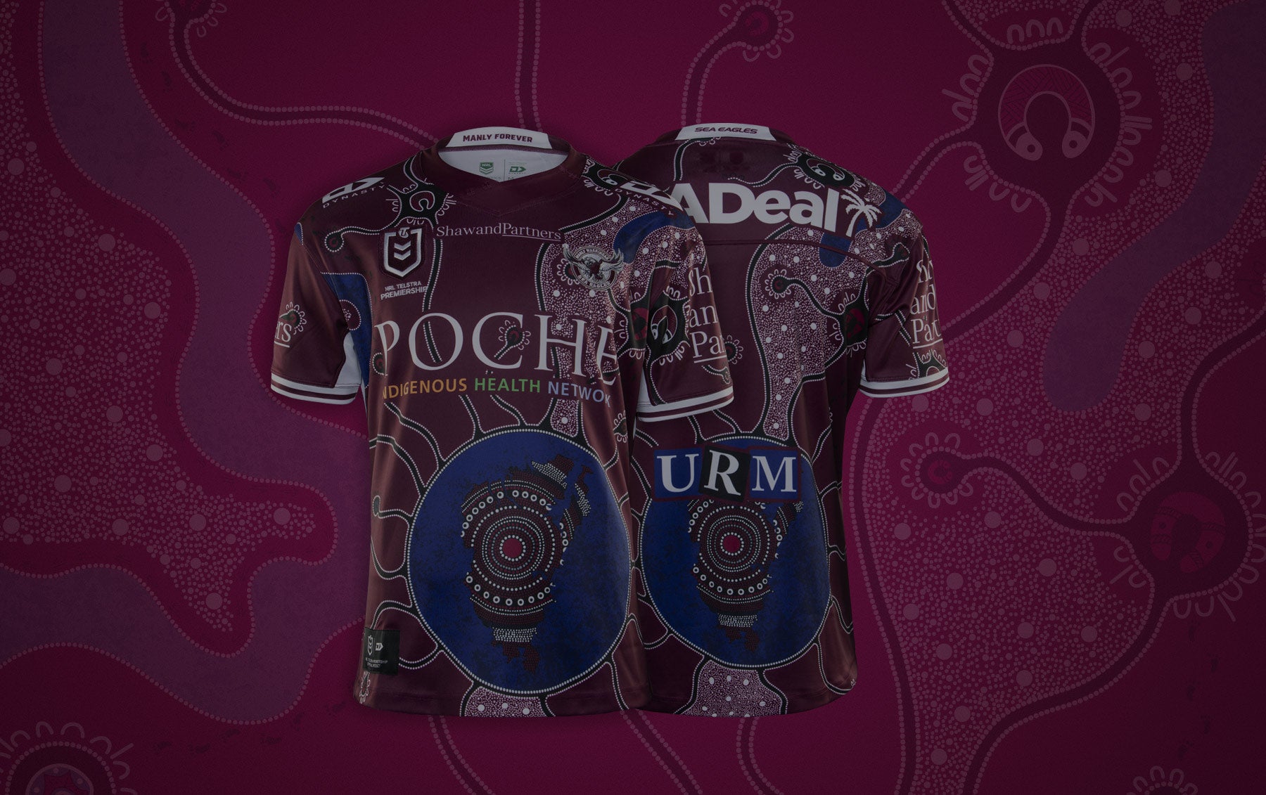 Manly indigenous hot sale jersey