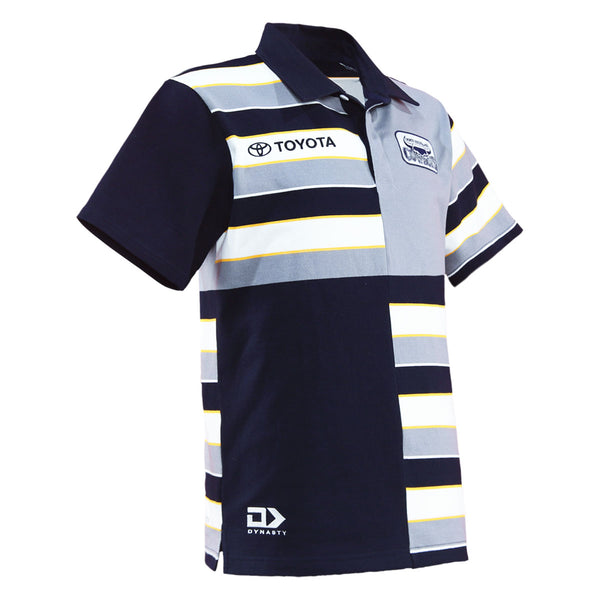 2025 North Queensland Cowboys Mens Traditional Polo - Grey