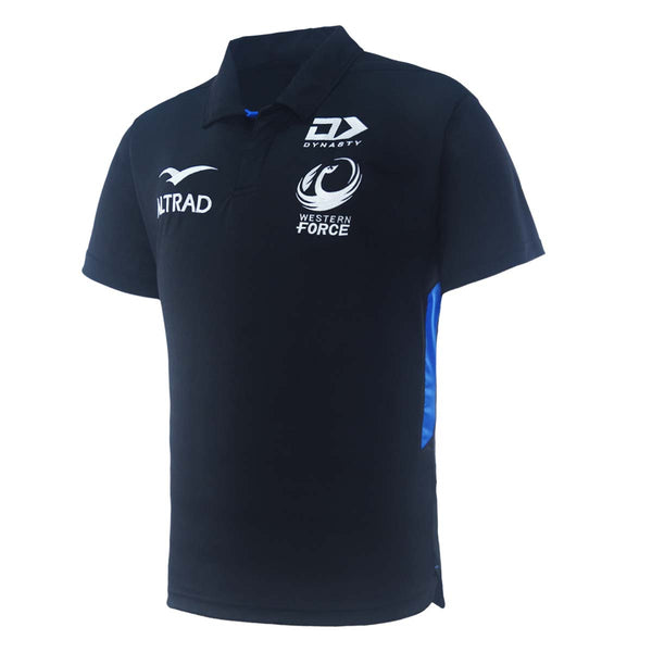 2023 Western Force Mens Media Polo-LEFT