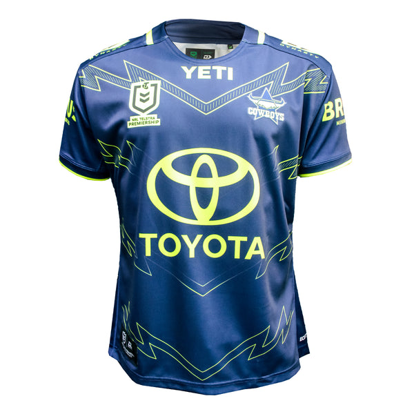 2025 North Queensland Cowboys Mens Replica Northern Lights Jersey - Fluoro