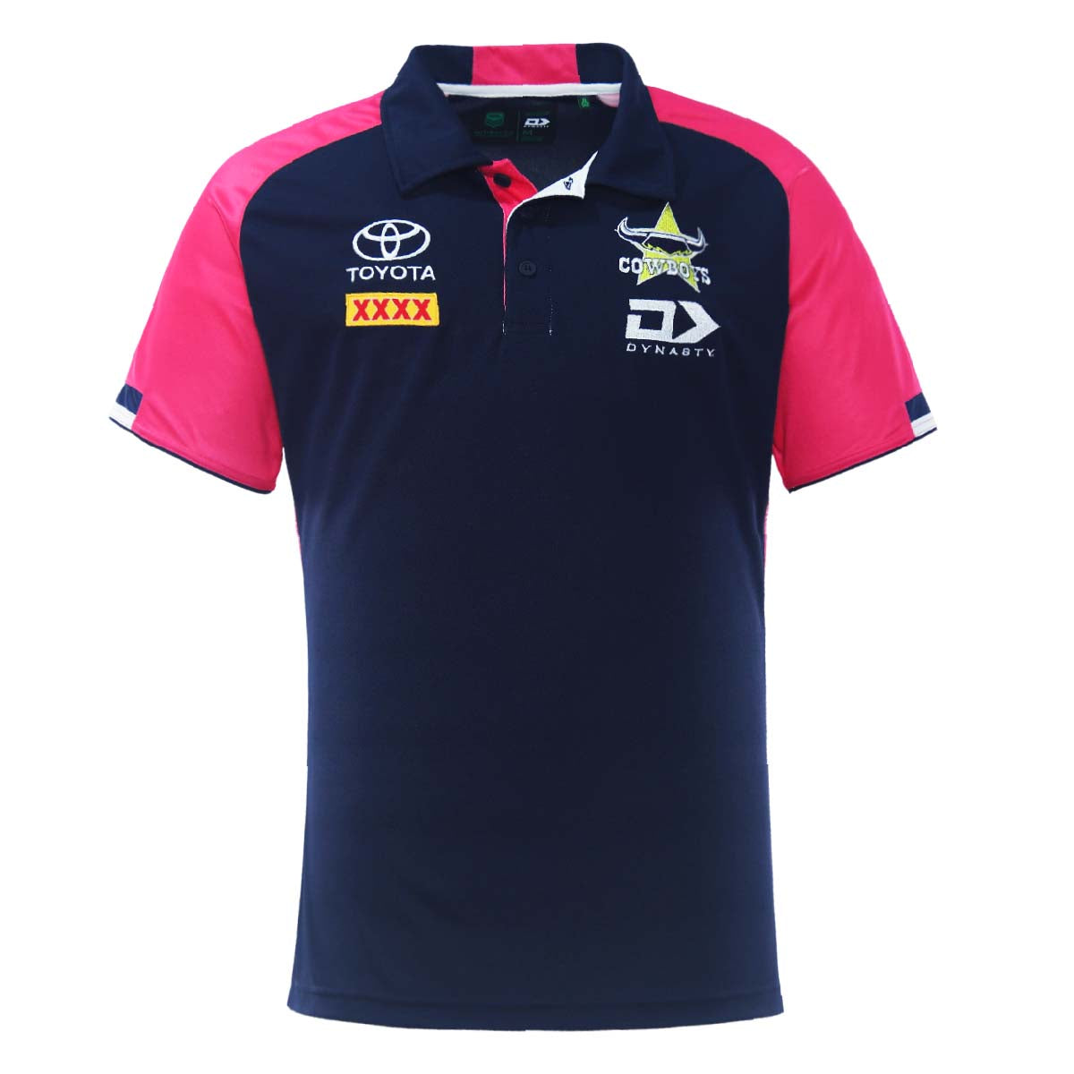 2023 North Queensland Cowboys Mens Women in League Polo-FRONT