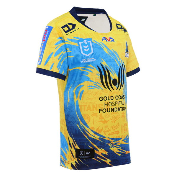 2024 Gold Coast Titans Junior Replica City Jersey-RIGHT