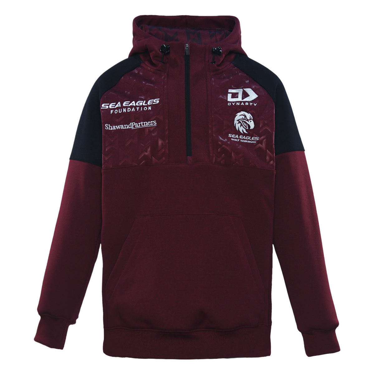 2024 Sea Eagles Junior Quarter Zip Hoodie-FRONT