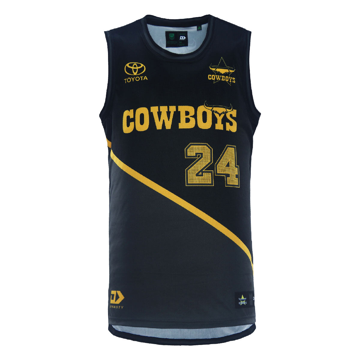 2024 North Queensland Cowboys Mens Basketball Singlet-FRONT