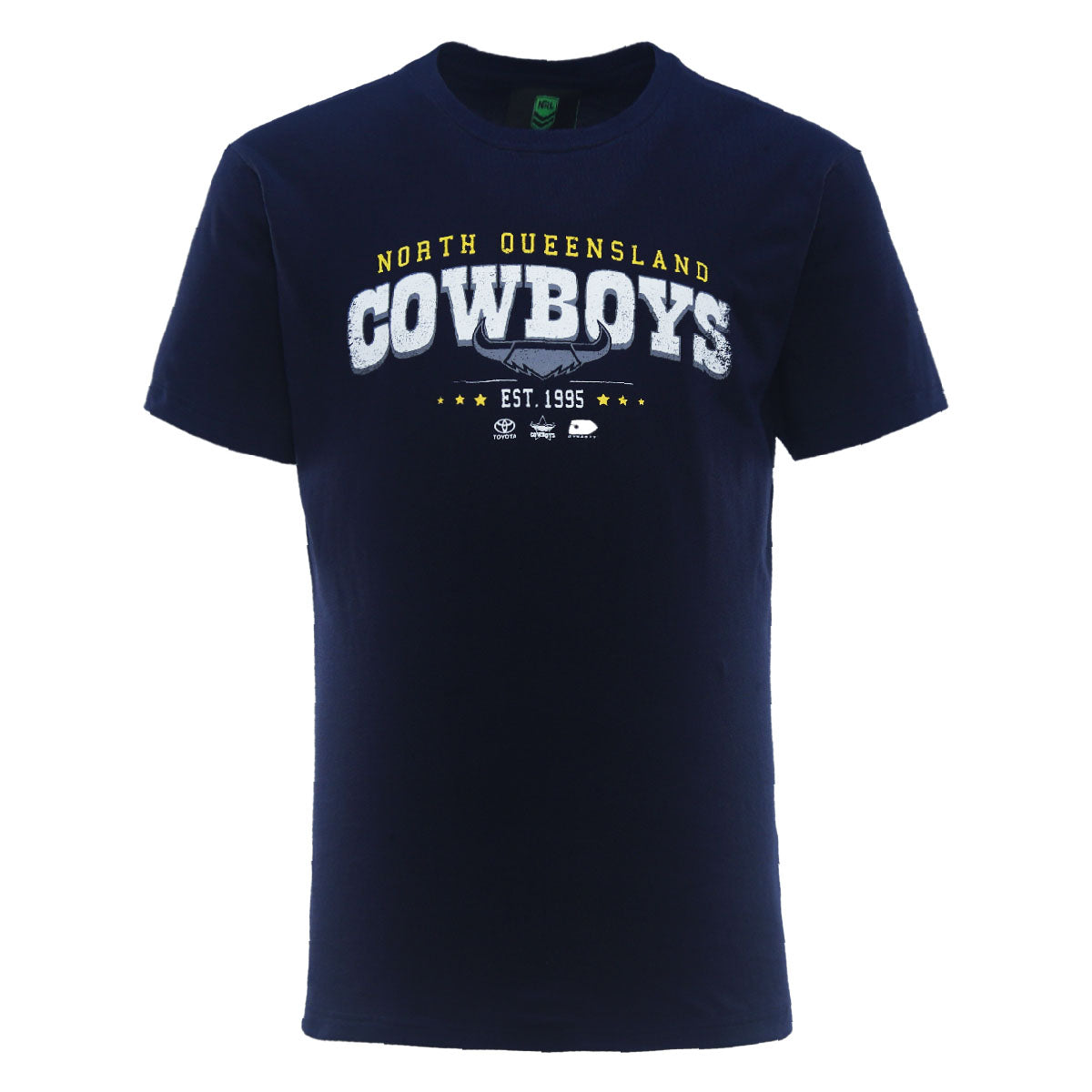 2024 North Queensland Cowboys Mens Graphic Tee-FRONT