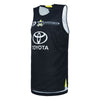 2024 North Queensland Cowboys Junior Black Training Singlet-LEFT