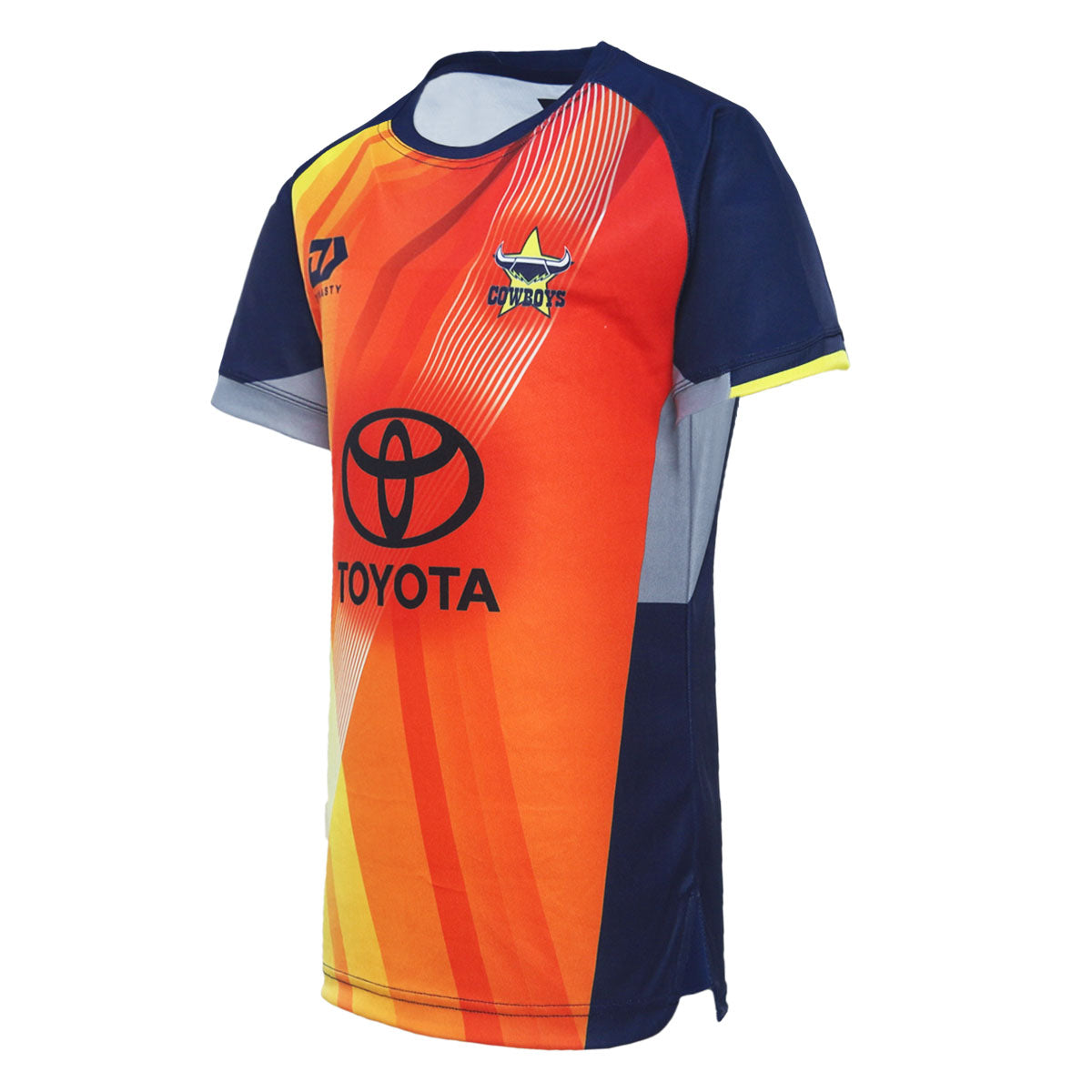 2024 North Queensland Cowboys Junior Replica Warm Up Tee-LEFT