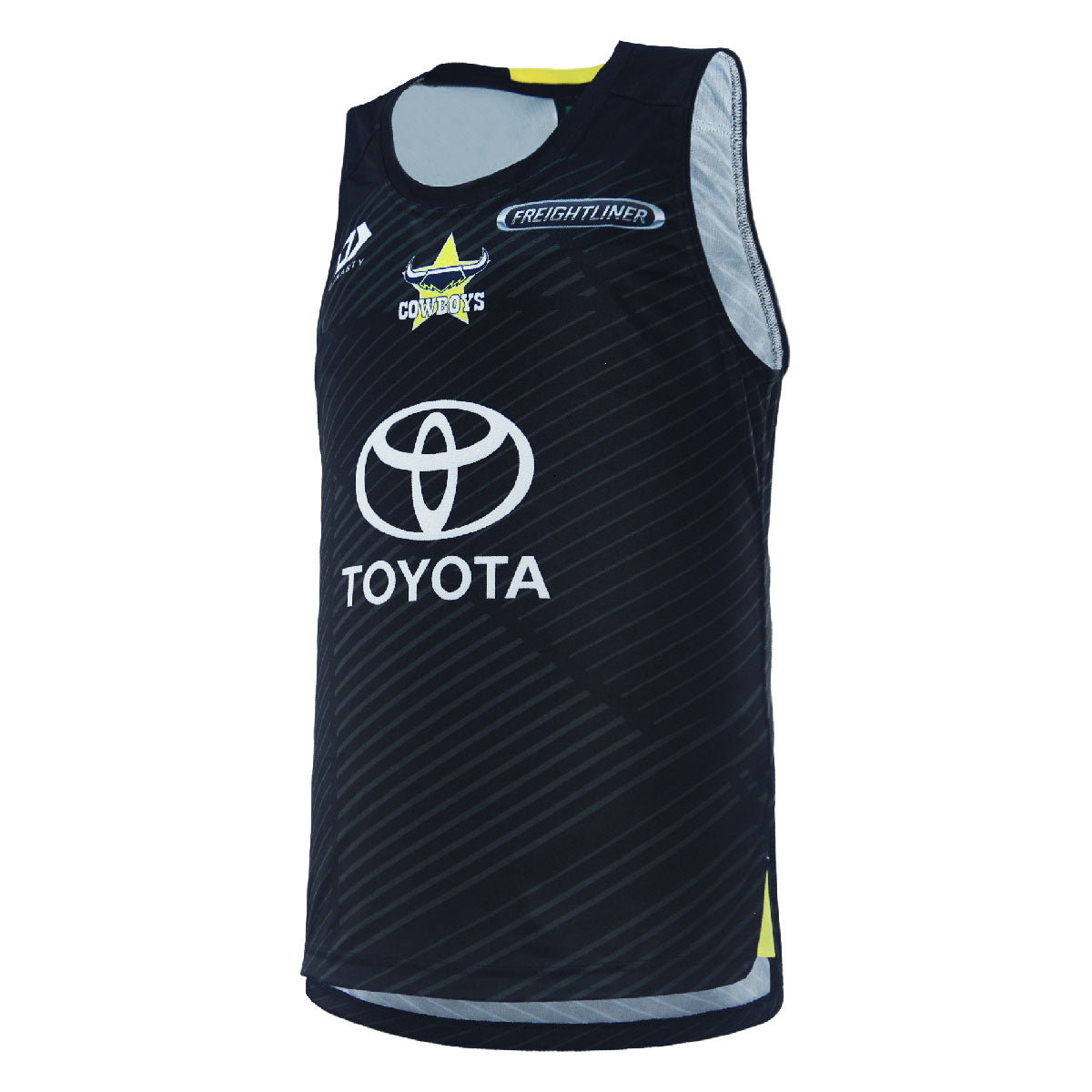 2024 North Queensland Cowboys Mens Black Training Singlet-LEFT