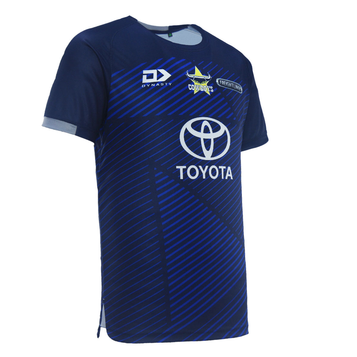 2024 North Queensland Cowboys Mens Navy Training Tee-RIGHT