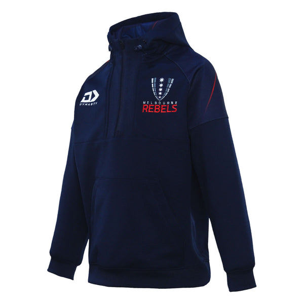 2024 Melbourne Rebels Junior Quarter Zip Hoodie-LEFT