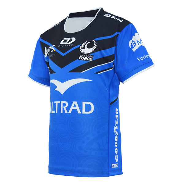 2024 Western Force Junior Ecotek Replica Home Jersey - Blue