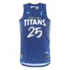 2025 Gold Coast Titans Mens Indigenous Basketball Singlet - Navy
