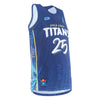 2025 Gold Coast Titans Mens Indigenous Basketball Singlet - Navy