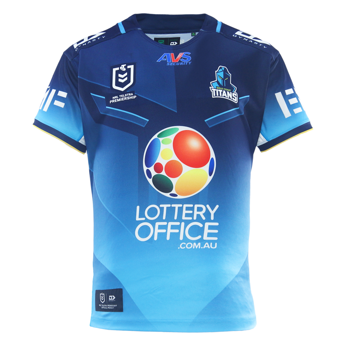 2026 Gold Coast Titans Adults Replica Home Jersey - Fade