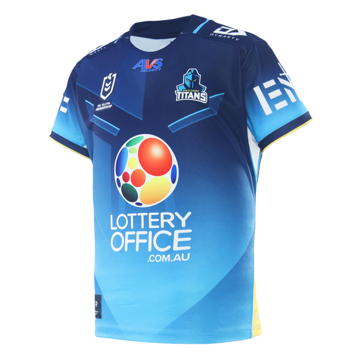 2026 Gold Coast Titans Adults Replica Home Jersey - Fade