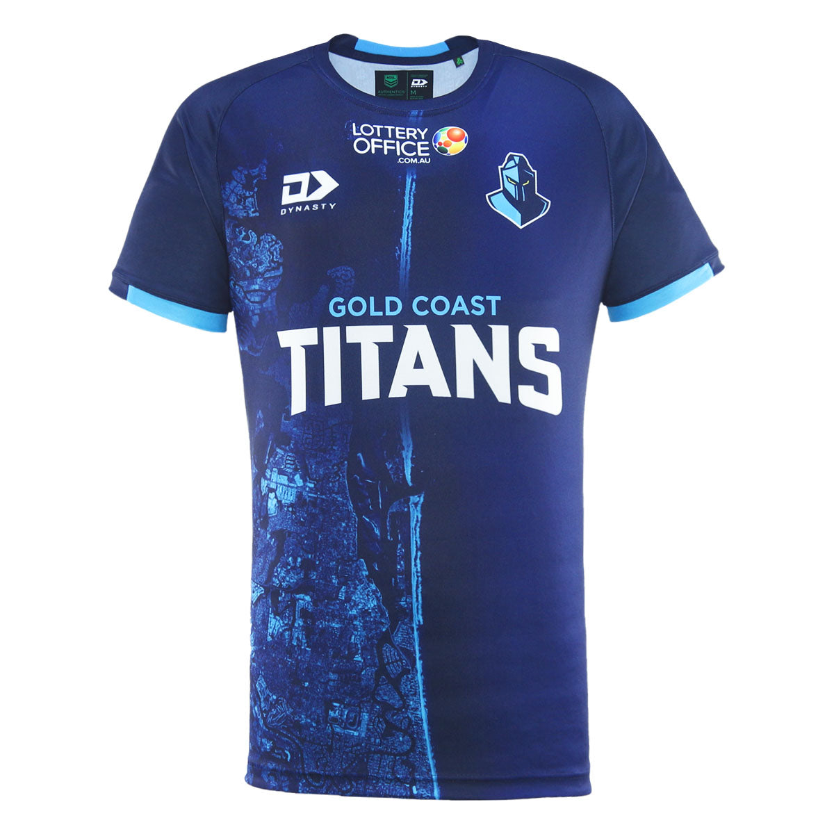 2025 Gold Coast Titans Mens Warm Up Tee