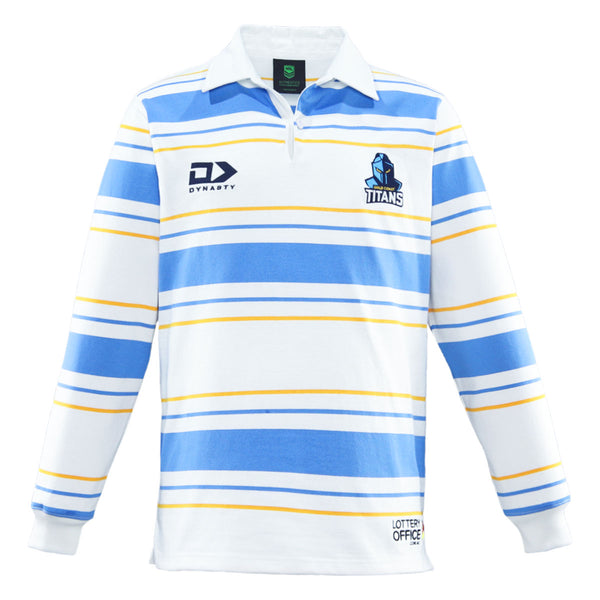 2025 Gold Coast Titans Mens Long Sleeve Traditional Polo