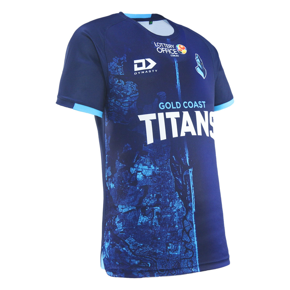 2025 Gold Coast Titans Mens Warm Up Tee