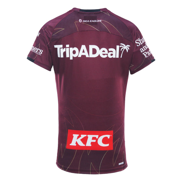 2025 Sea Eagles Mens Maroon Training Tee