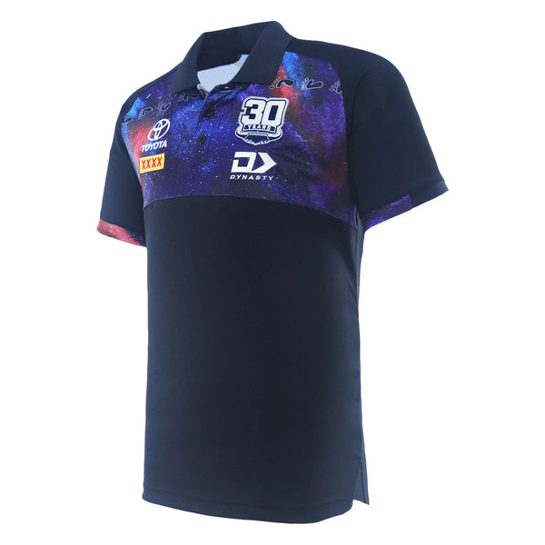 2025 North Queensland Cowboys Mens Indigenous Polo - Black