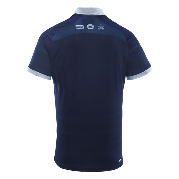 2025 North Queensland Cowboys Mens Navy Media Polo