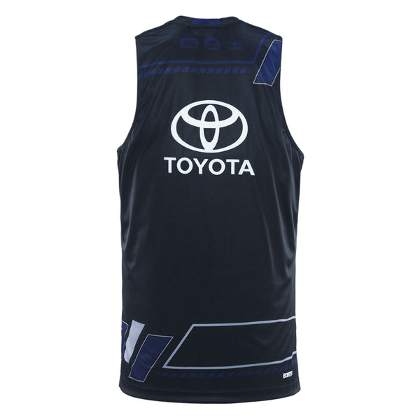 2025 North Queensland Cowboys Mens Black Training Singlet