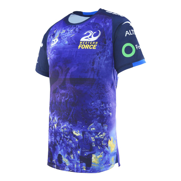 2025 Western Force Mens Warm Up Tee