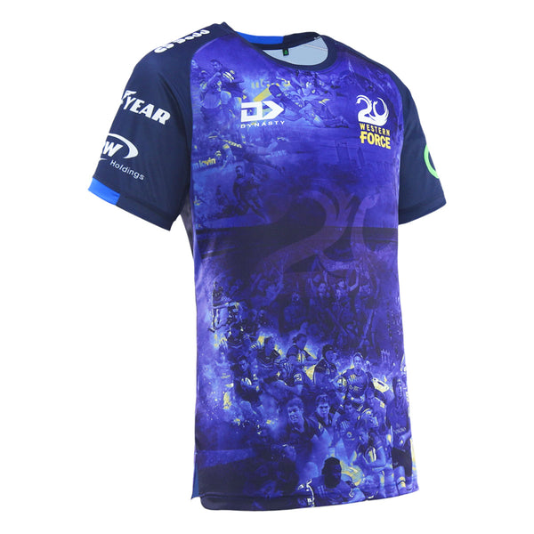 2025 Western Force Mens Warm Up Tee