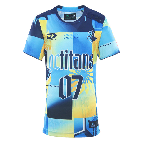 2026 Gold Coast Titans Junior Warm Up Tee