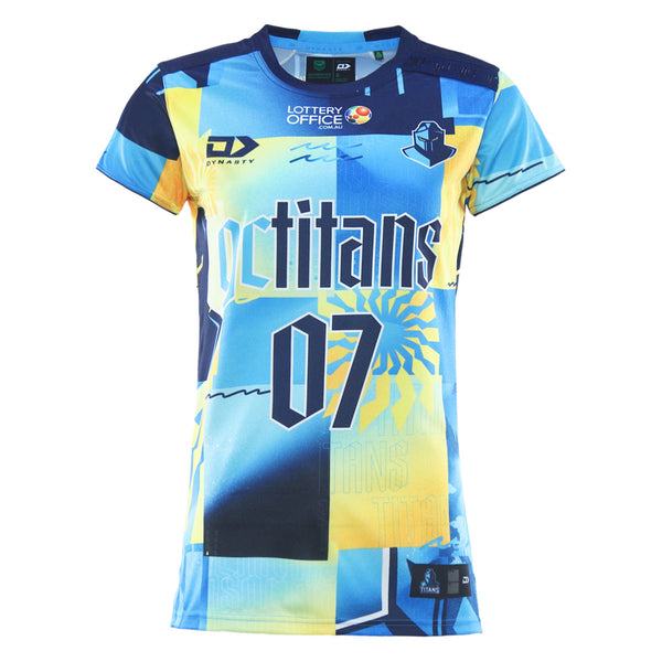 2026 Gold Coast Titans Womens Warm Up Tee