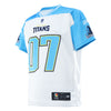 2026 Gold Coast Titans Adults Gridiron Tee - White