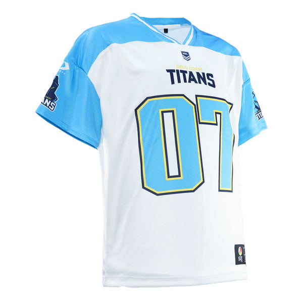 2026 Gold Coast Titans Adults Gridiron Tee - White