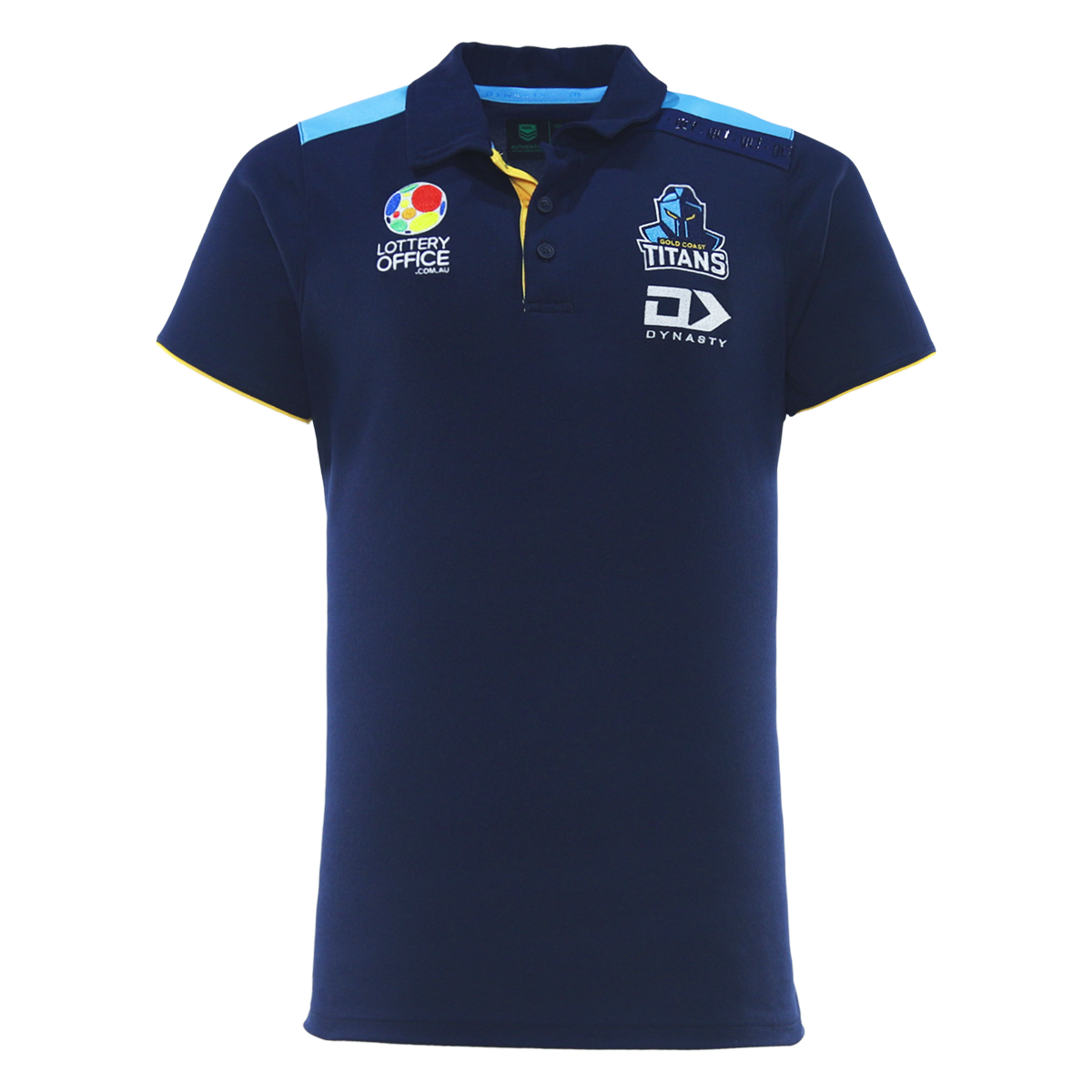 2026 Gold Coast Titans Adults Media Polo - Navy