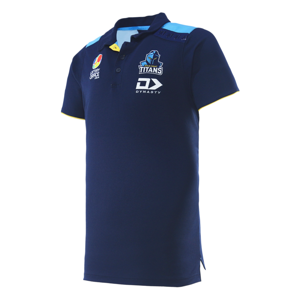 2026 Gold Coast Titans Adults Media Polo - Navy