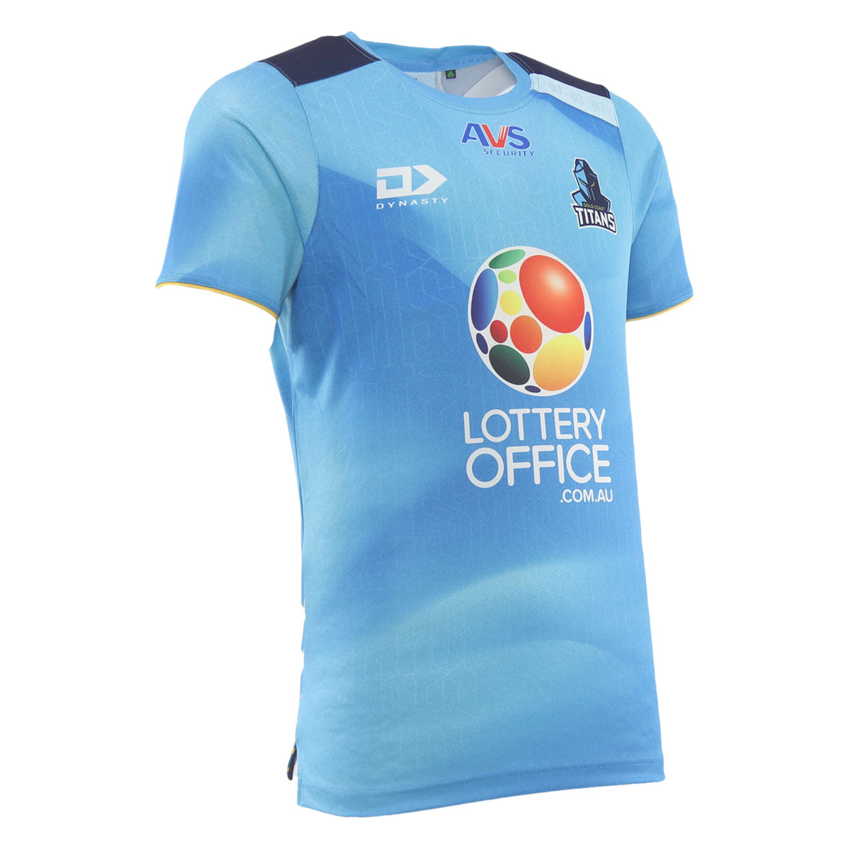2026 Gold Coast Titans Adults Training Tee - Cyan