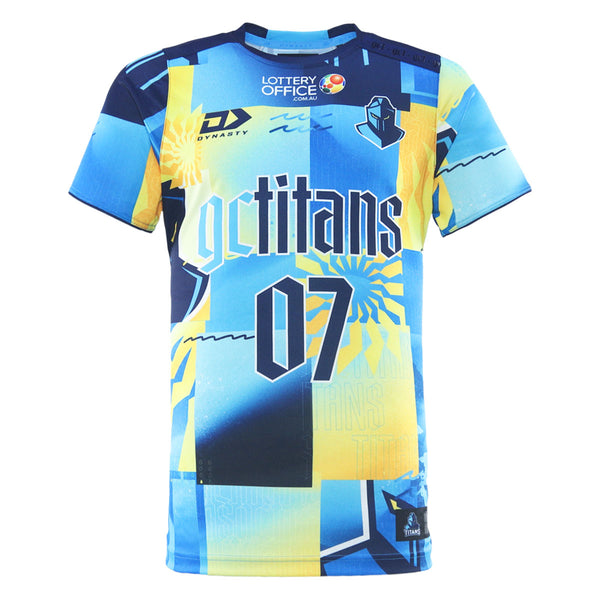 2026 Gold Coast Titans Adults Warm Up Tee