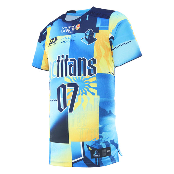2026 Gold Coast Titans Adults Warm Up Tee