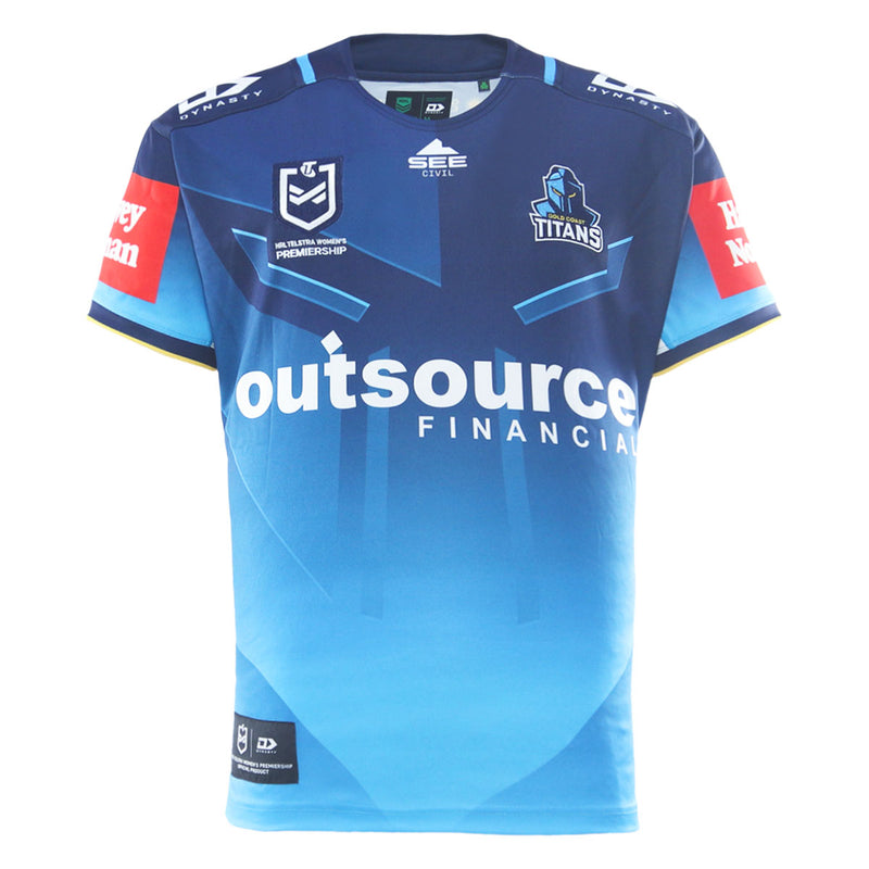 2026 Gold Coast Titans NRLW Mens Replica Home Jersey