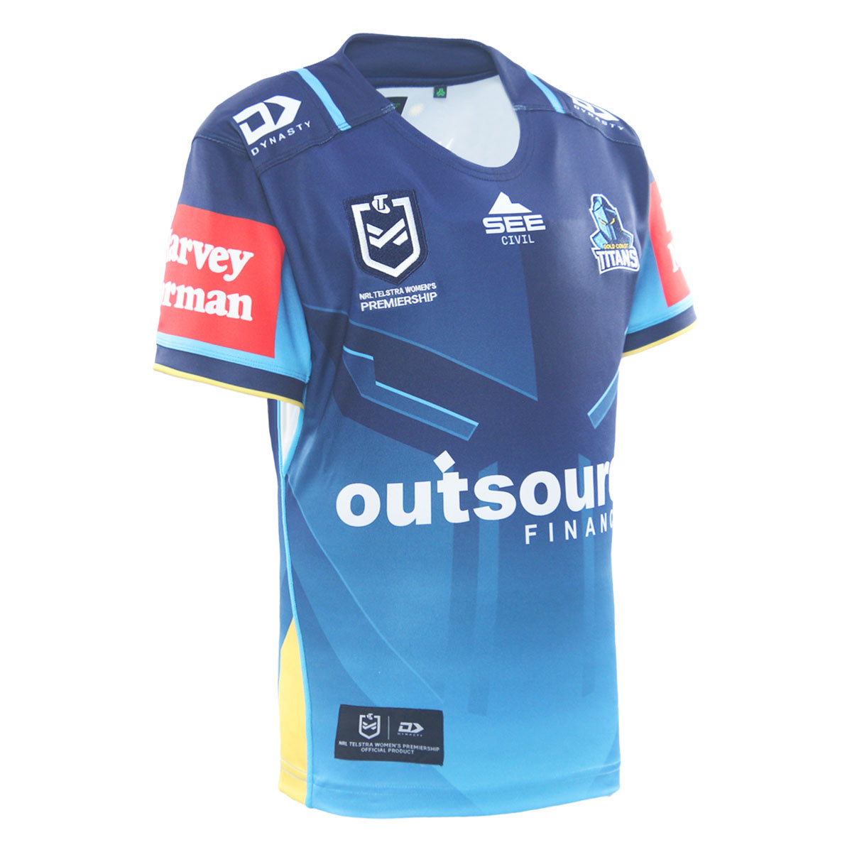 2026 Gold Coast Titans NRLW Juniors Replica Home Jersey