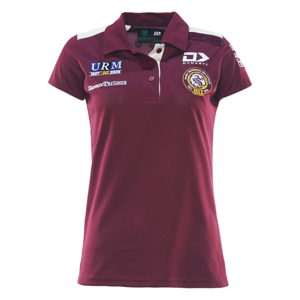 2026 Sea Eagles Ladies Media Polo - Maroon