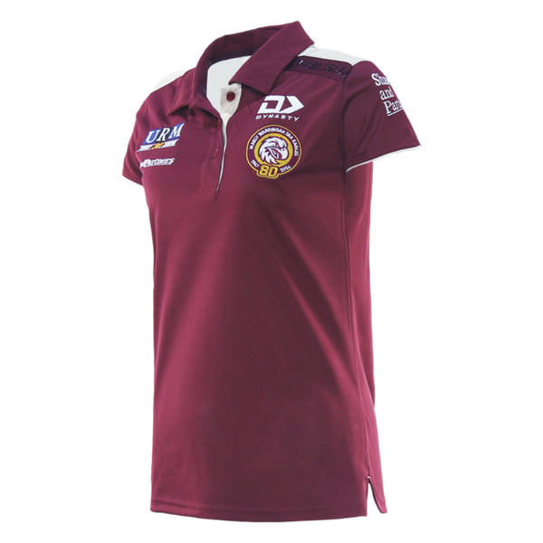 2026 Sea Eagles Ladies Media Polo - Maroon