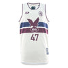 2026 Sea Eagles Adults Basketball Singlet - Cream