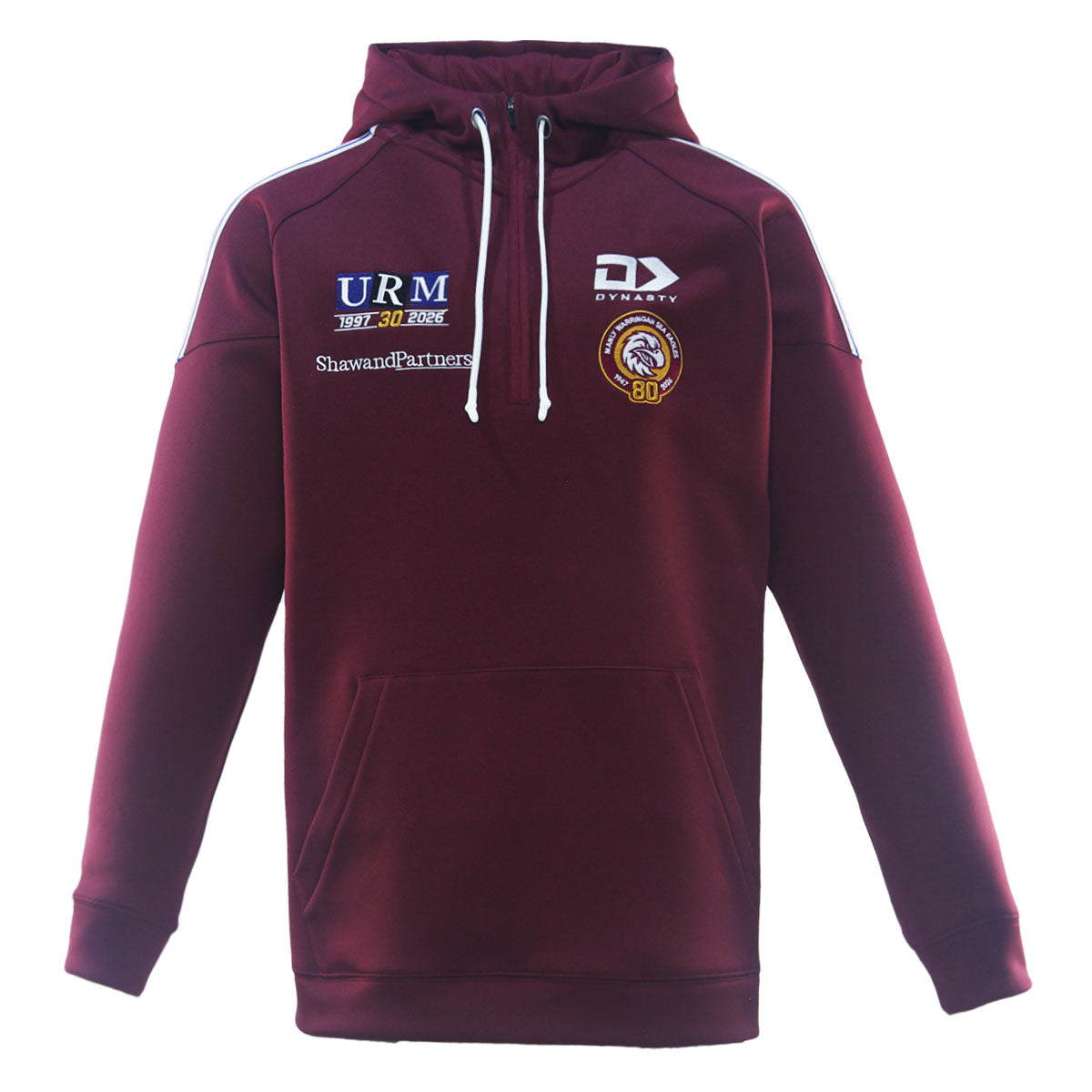 2026 Manly Warringah Sea Eagles Adults Quarter Zip Hoodie