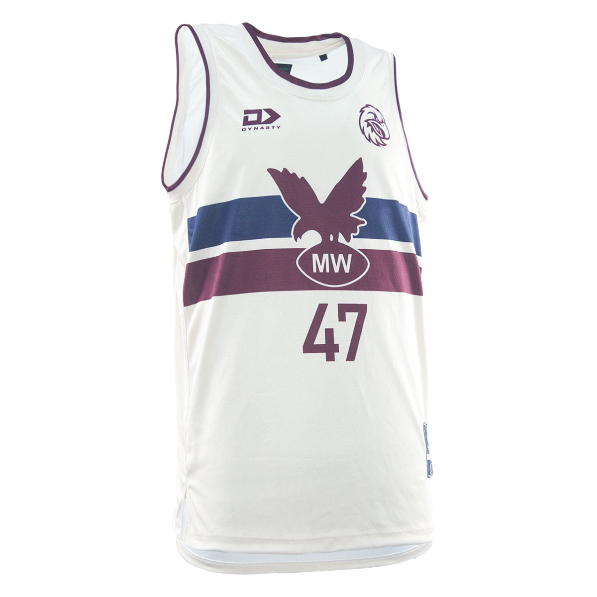 2026 Sea Eagles Adults Basketball Singlet - Cream