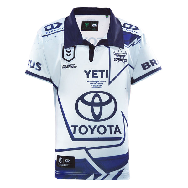 2026 North Queensland Cowboys Junior Replica Vegas Jersey - Silver