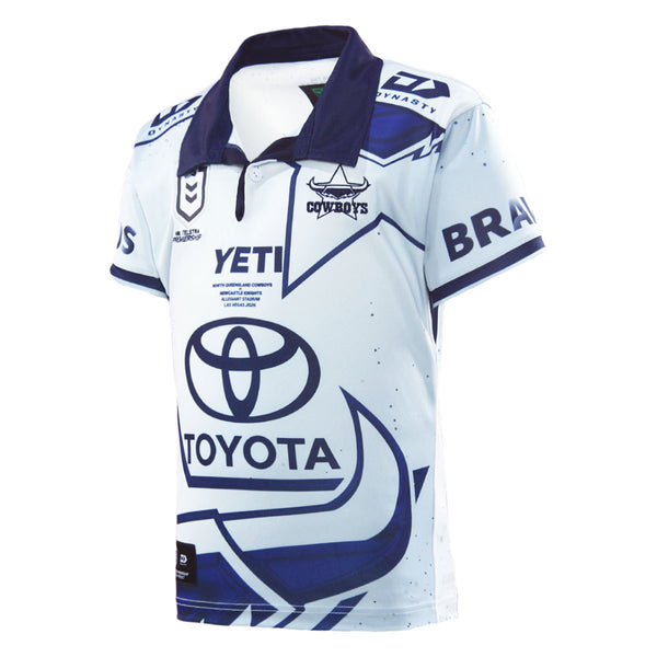 2026 North Queensland Cowboys Junior Replica Vegas Jersey - Silver