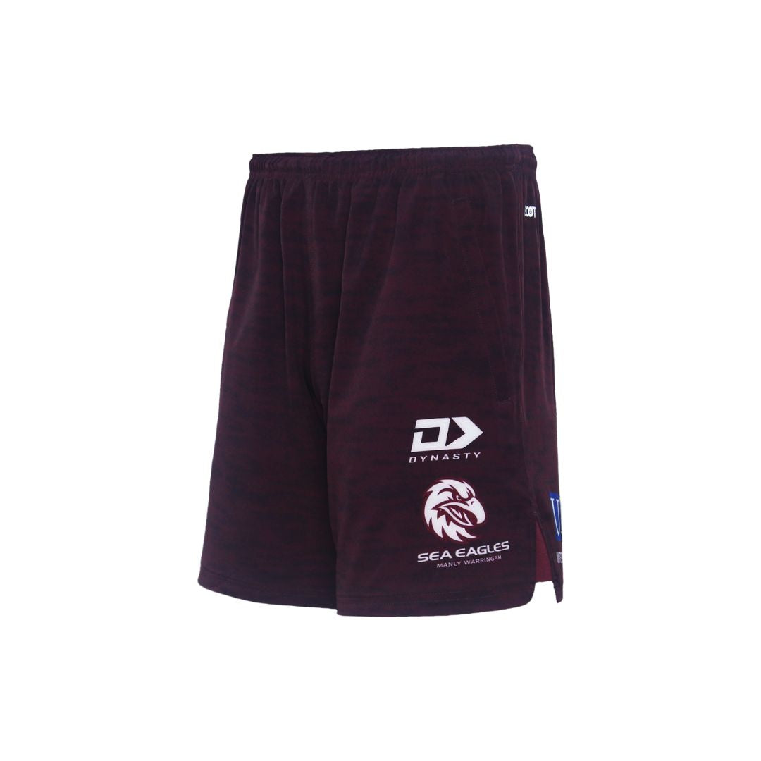 2024 Sea Eagles Mens Maroon Gym Short