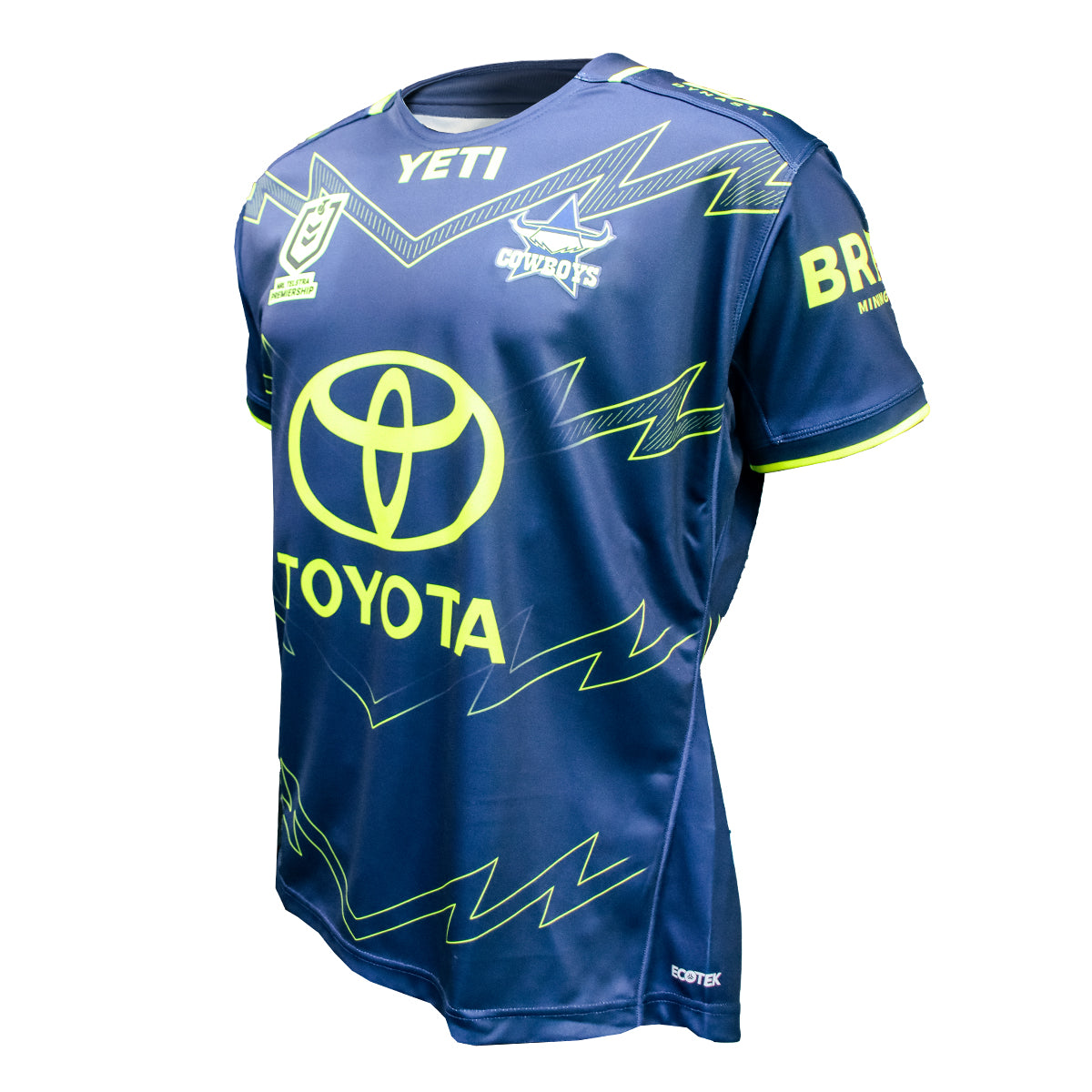 2025 North Queensland Cowboys Mens Replica Northern Lights Jersey - Fluoro
