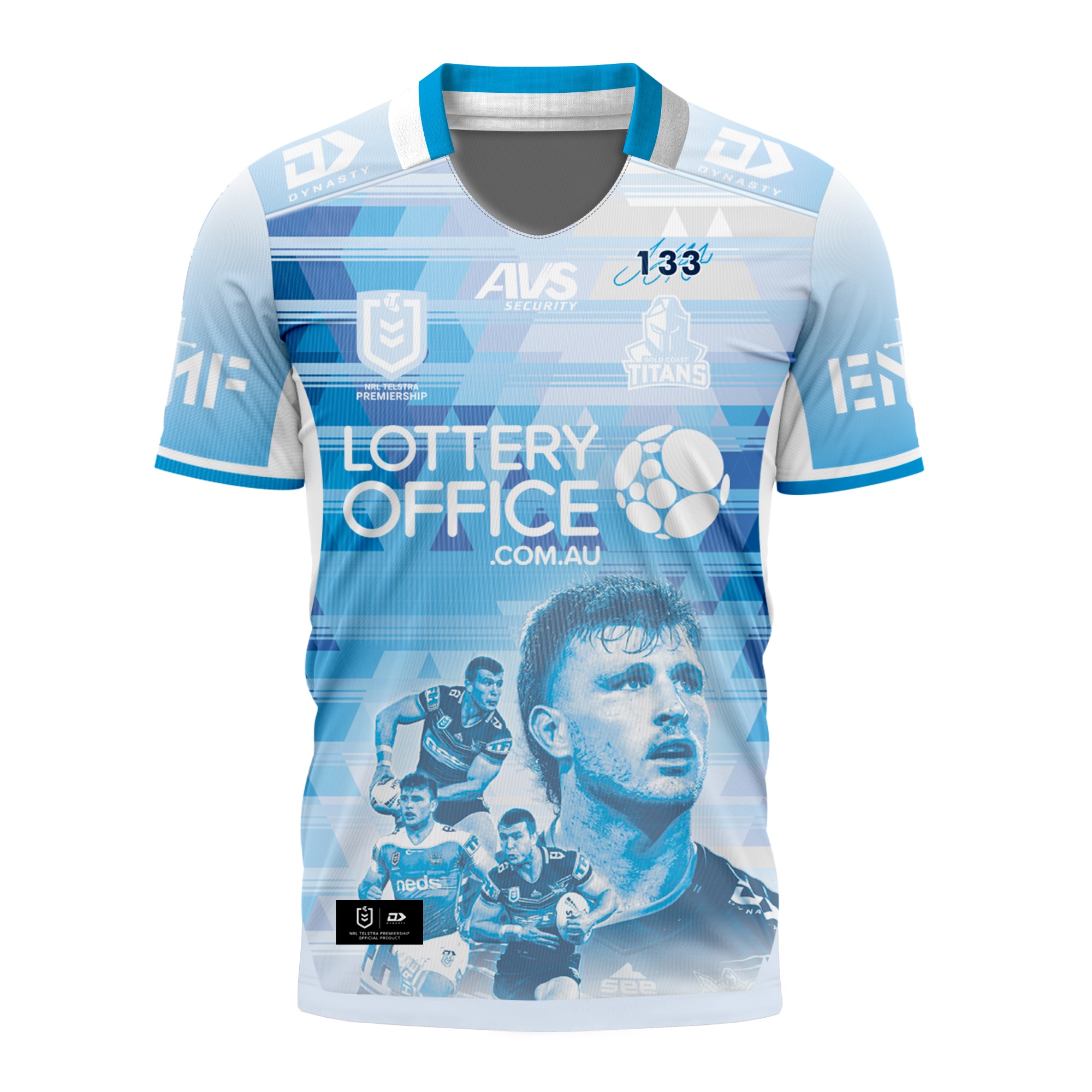 2026 Gold Coast Titans Adults Stand with Jai Jersey