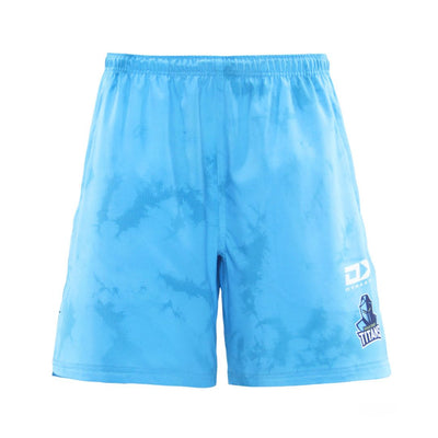 2025 Gold Coast Titans Mens Cyan Gym Short